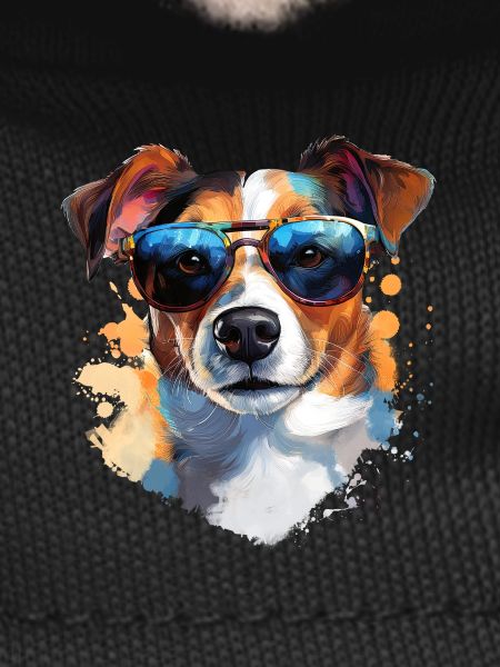 Jack Russell with sunglasses