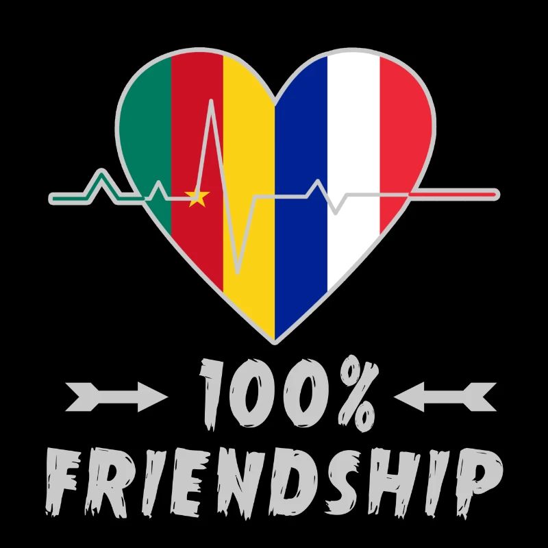 Kamerun und Frankreich 100% Freundschaft