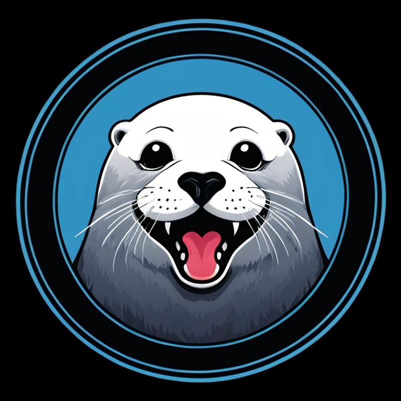 Cheerful seal
