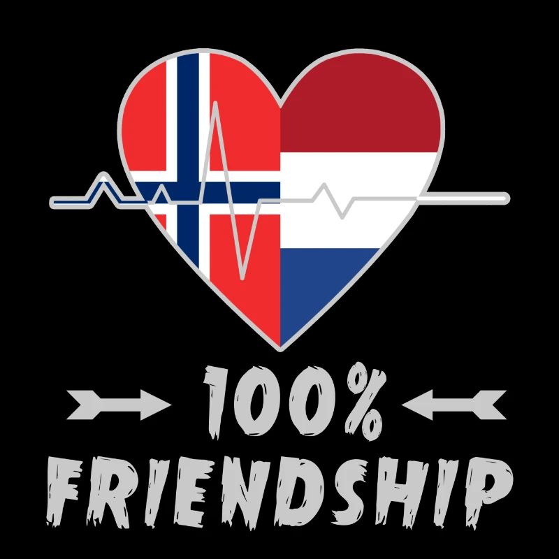 Norway and Netherlands 100% friendship