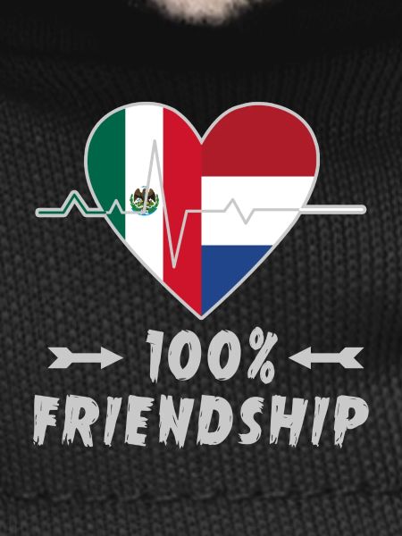 Mexico and Netherlands 100% friendship