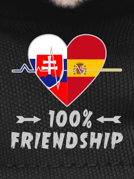 Slovakia and Spain 100% friendship