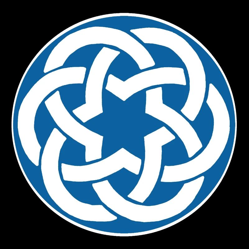 Blue Celtic Star