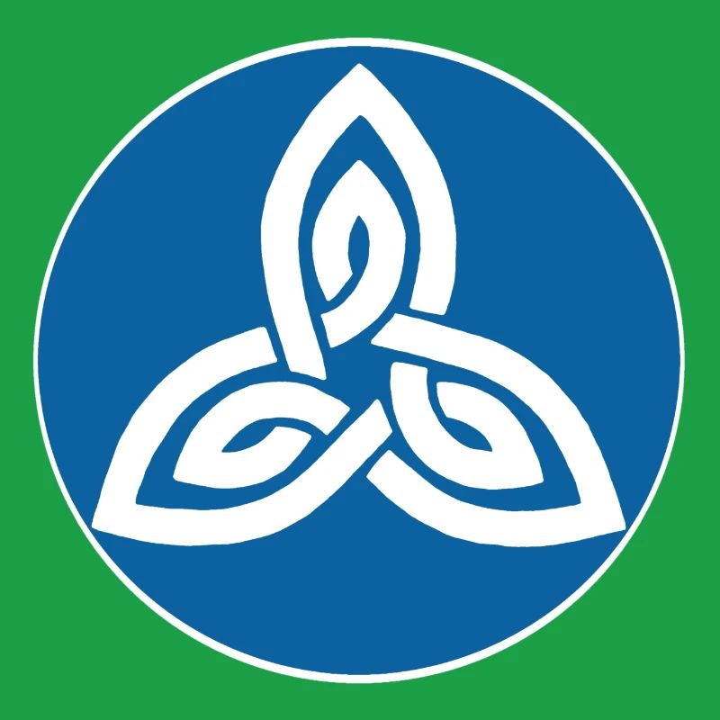 Fleur celte bleu