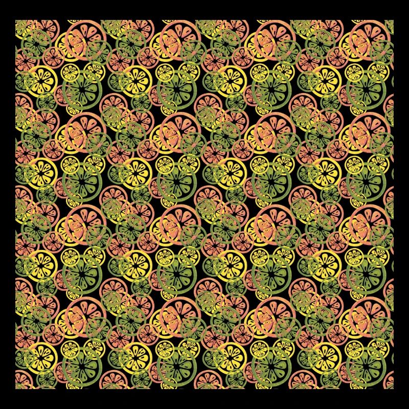 Fruit Lemon Orange Pattern