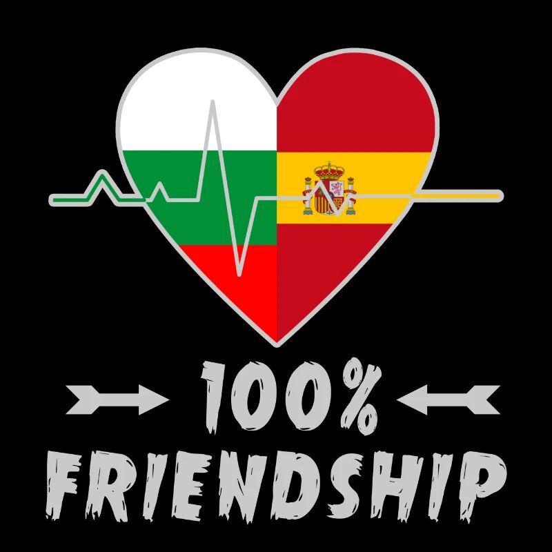 Bulgarien und Spanien 100% Freundschaft