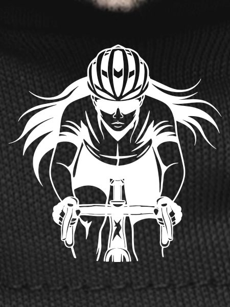 Female cyclist Drawing