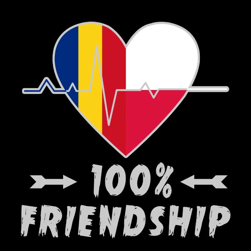 Rumänien und Polen 100% Freundschaft