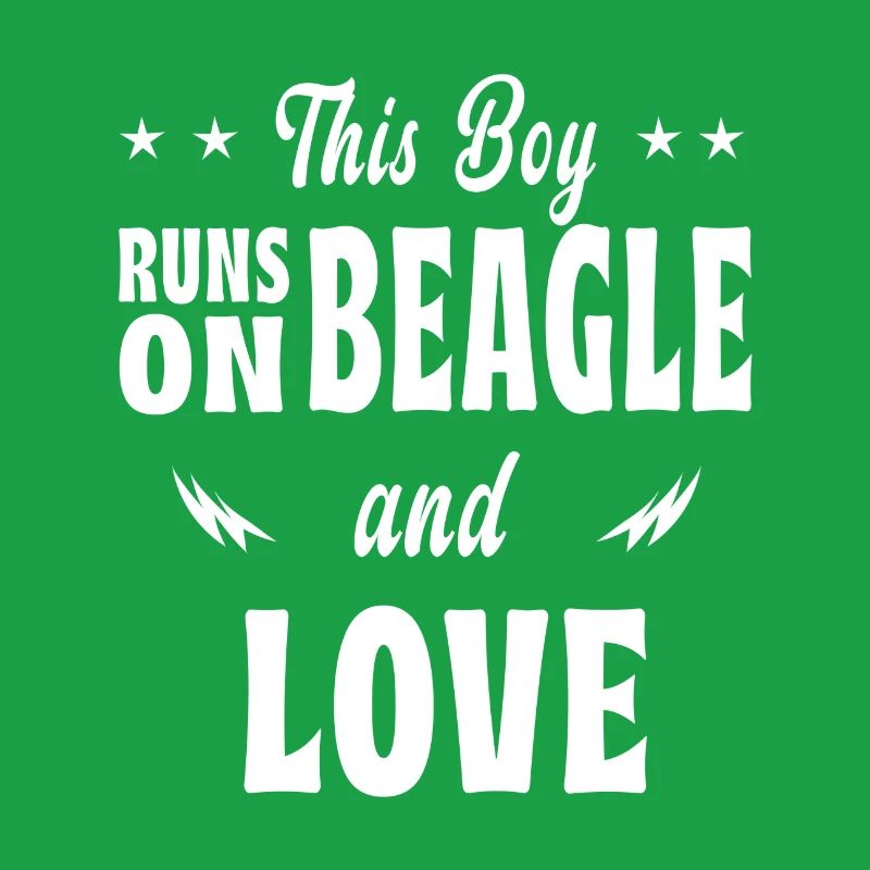 This boy beagle design