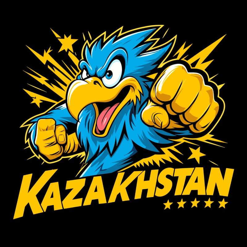 Kazakhstan Eagle Flag Flag Power Cool Gift