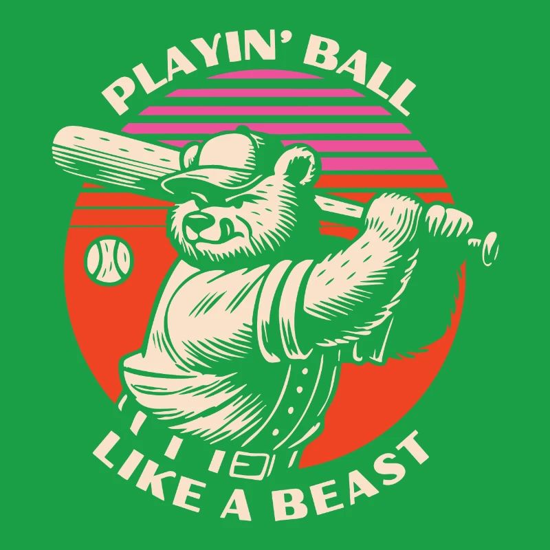 Baseball Beast Bear