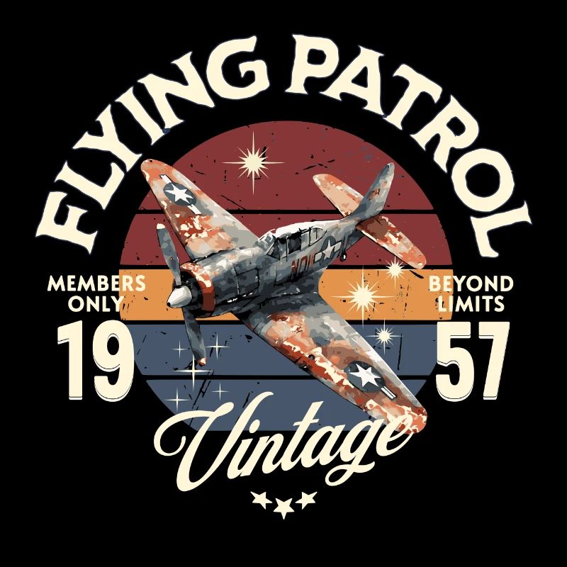 Aviateur Vintage Patriote
