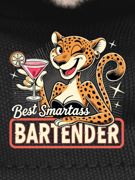 Bartender Barwoman Leopard Leopard Gift