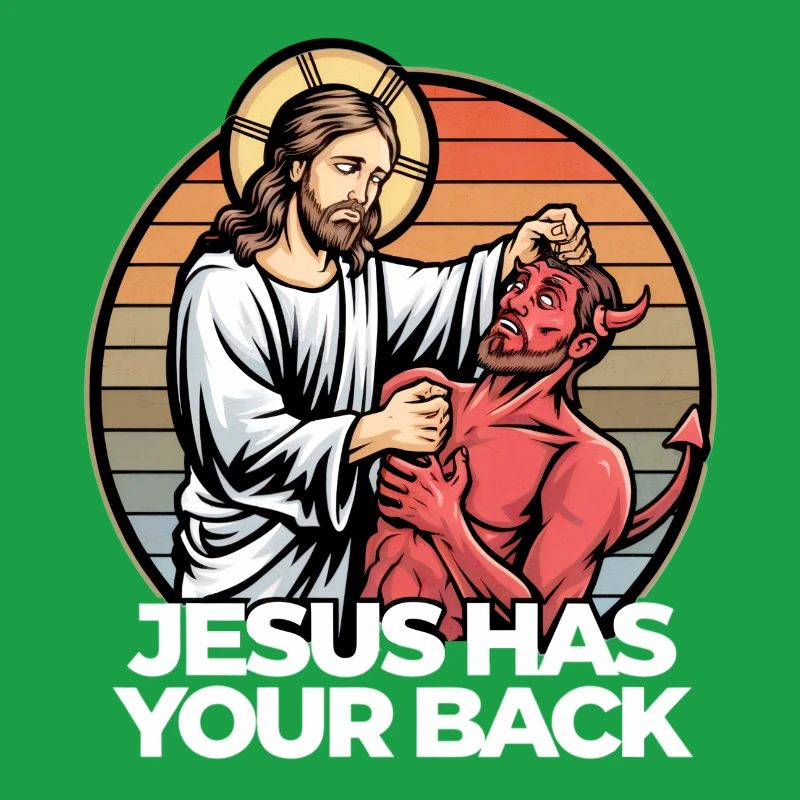 Jésus vous soutient comme une source d’inspiration