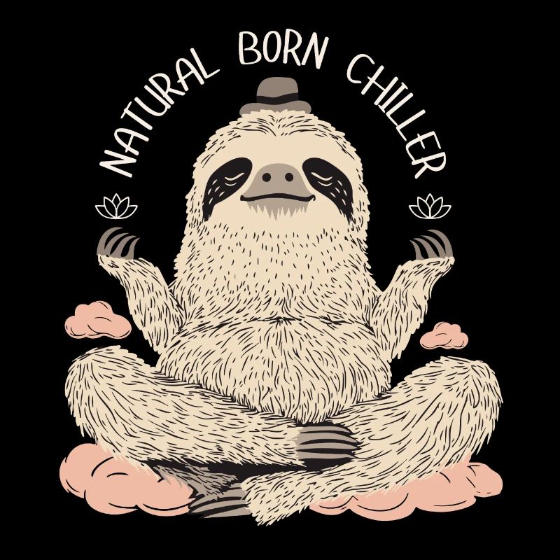 Zen Sloth – Cool Chill Motif