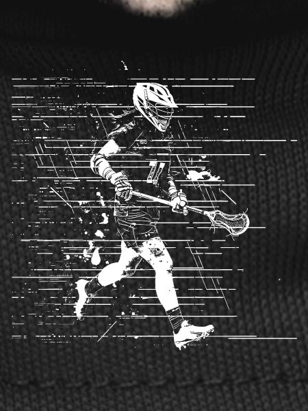 Lacrosse Player Drawing