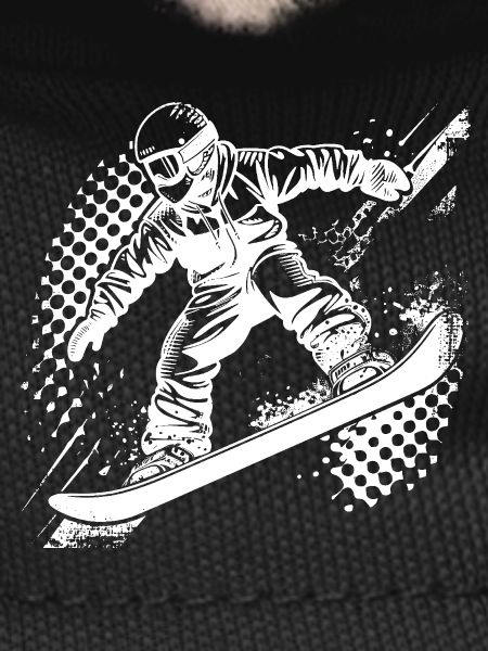 Snowboarder Drawing