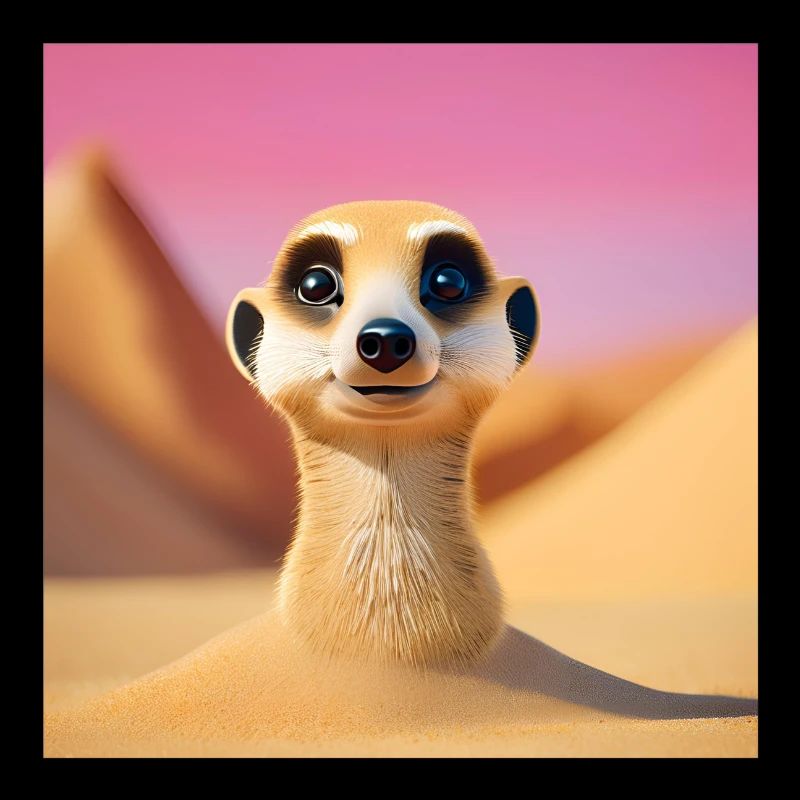 suricate, famille de suricate, suricate humour