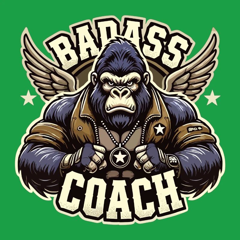 Badass Trainer Coach Gorilla Gift