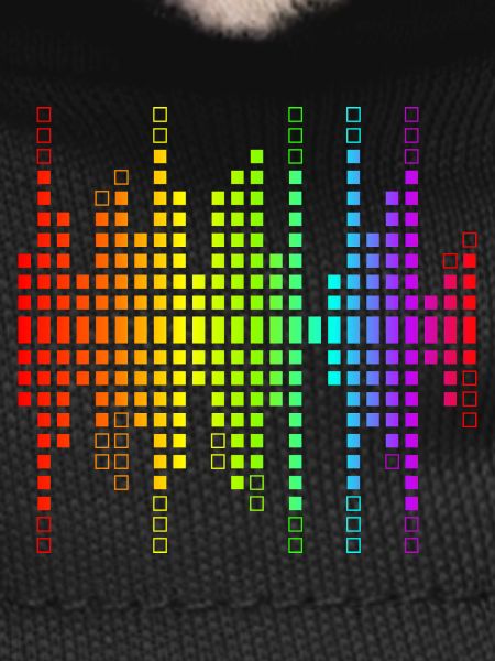 Vibrant Equalizer Sound Wave Pattern