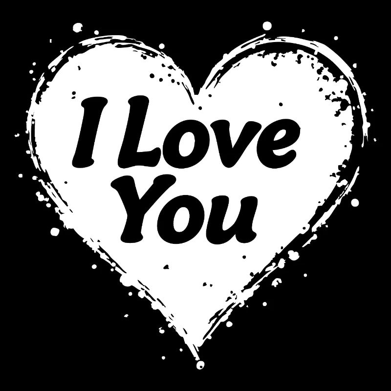 I Love You, White