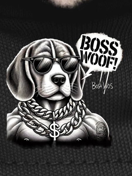Bosswoof Gold Necklace Dog