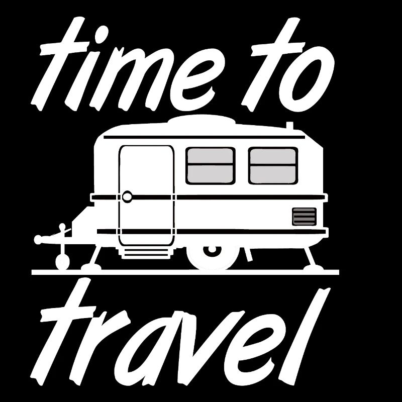 Caravane,Camping,Fun ShirtTemps de voyage (25)