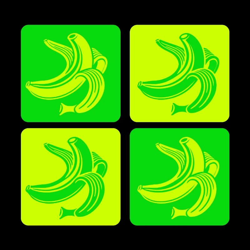 Abstrakte Bananen Pop-Art Design