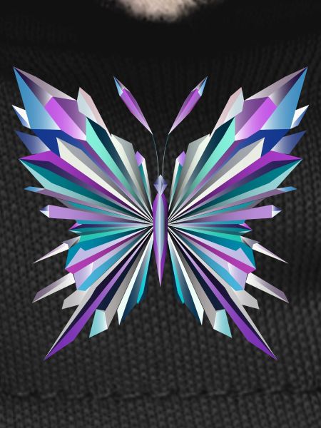 Fascinating geometry – abstract butterfly