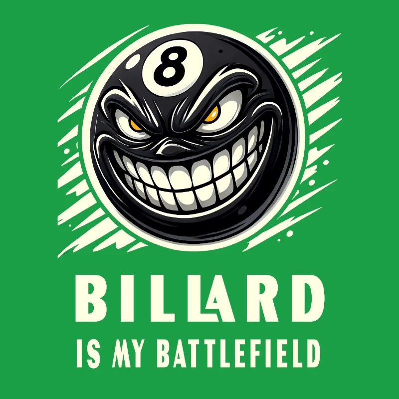 Le billard est mon champ de bataille