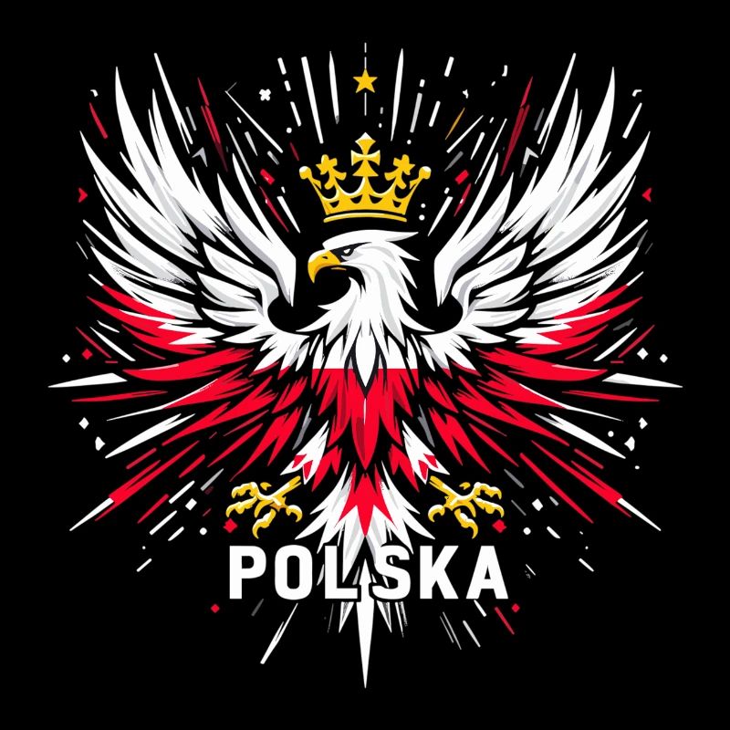 Poland Polska Eagle Flag Flag Epic Gift