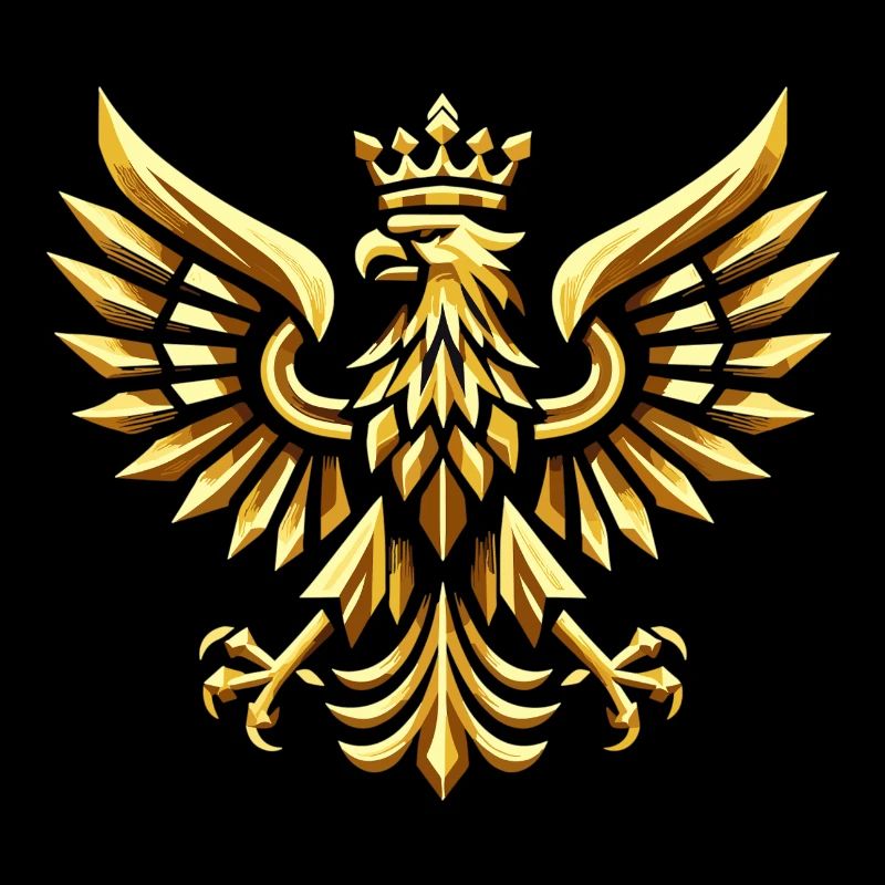 Poland Polska Eagle Gold Epic Flag Gift