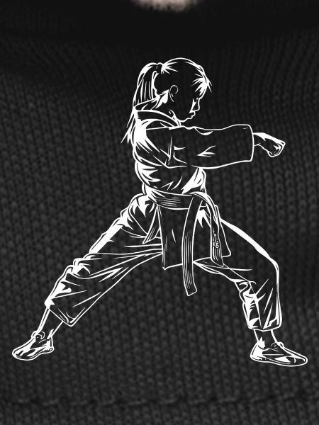 Karate Girl Sketch