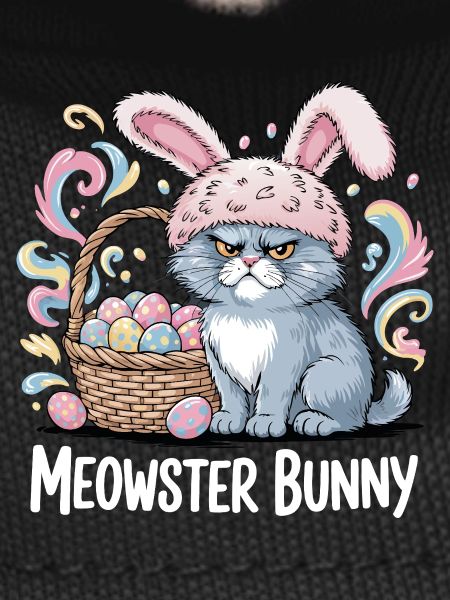 Meowster Bunny Easter Basket