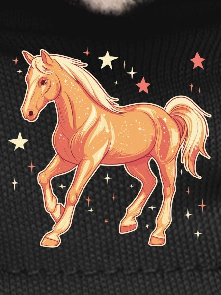 Cheval avec des étoiles