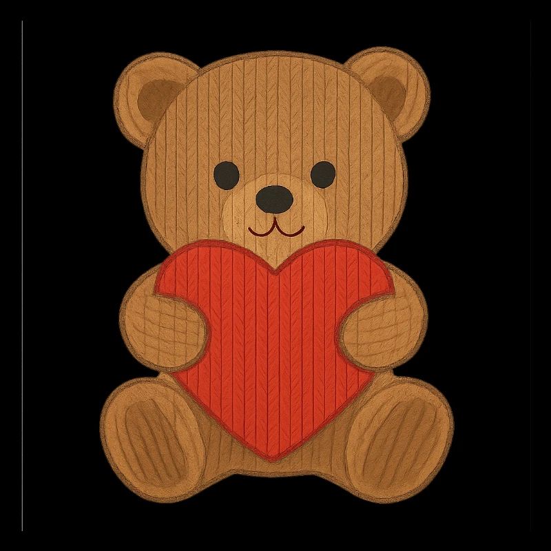 Teddy bear with heart