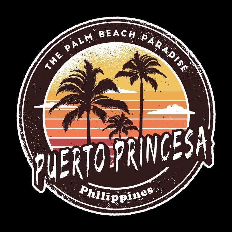 Puerto Princesa Philippines Plage Palmiers Design