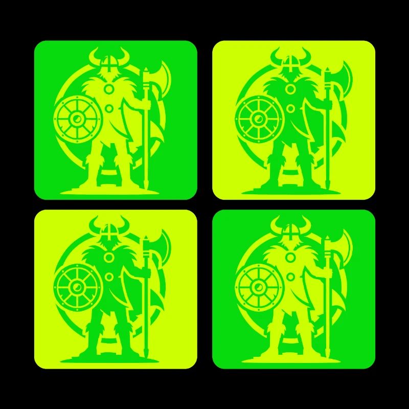 Nordischer Wikinger Silhouette
