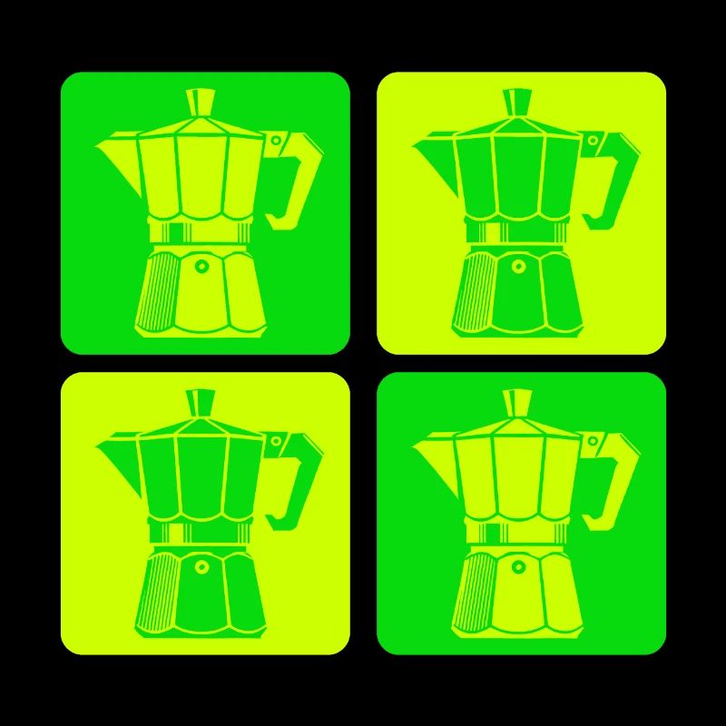 Retro Espressokocher Pop Art