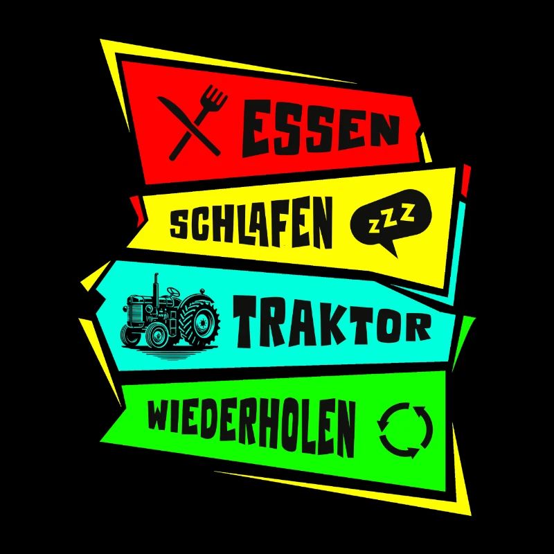 Eat Sleep Tractor Repeat