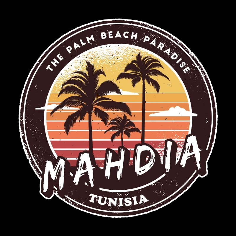 Mahdia Palmen Vintage Design