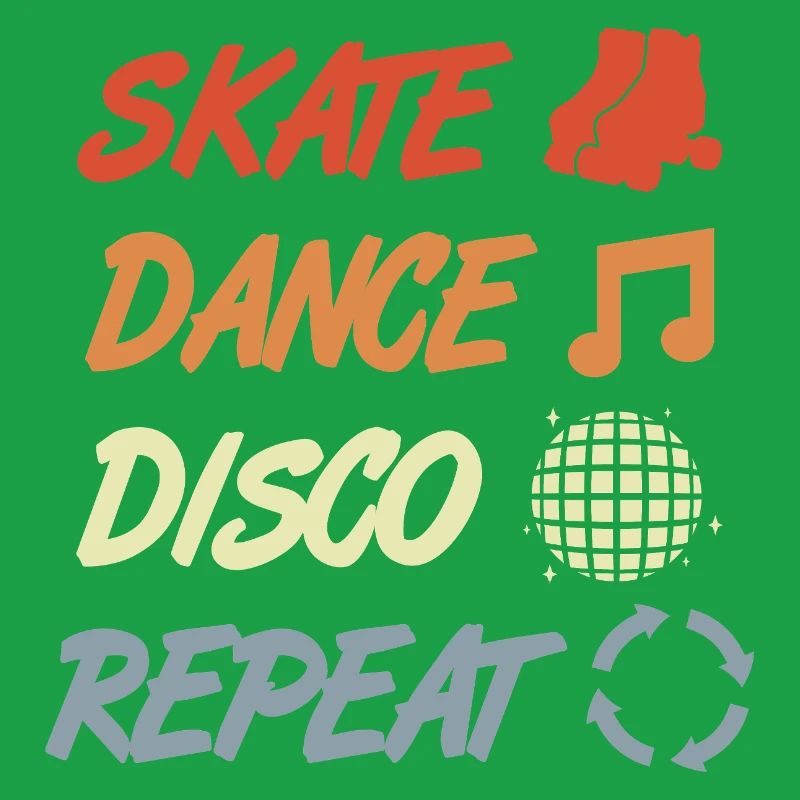 Rollschuhfahrer Disco