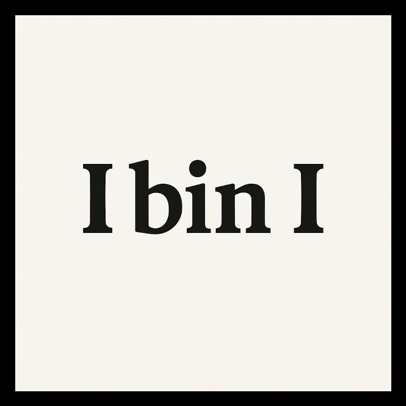 Humorous I Am I Statement Design