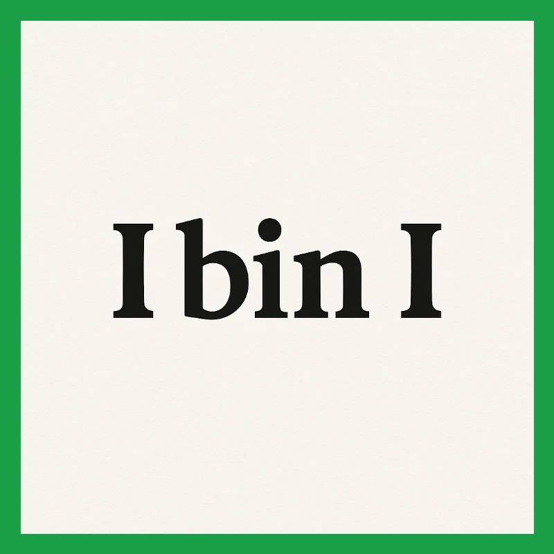 Humorous I Am I Statement Design