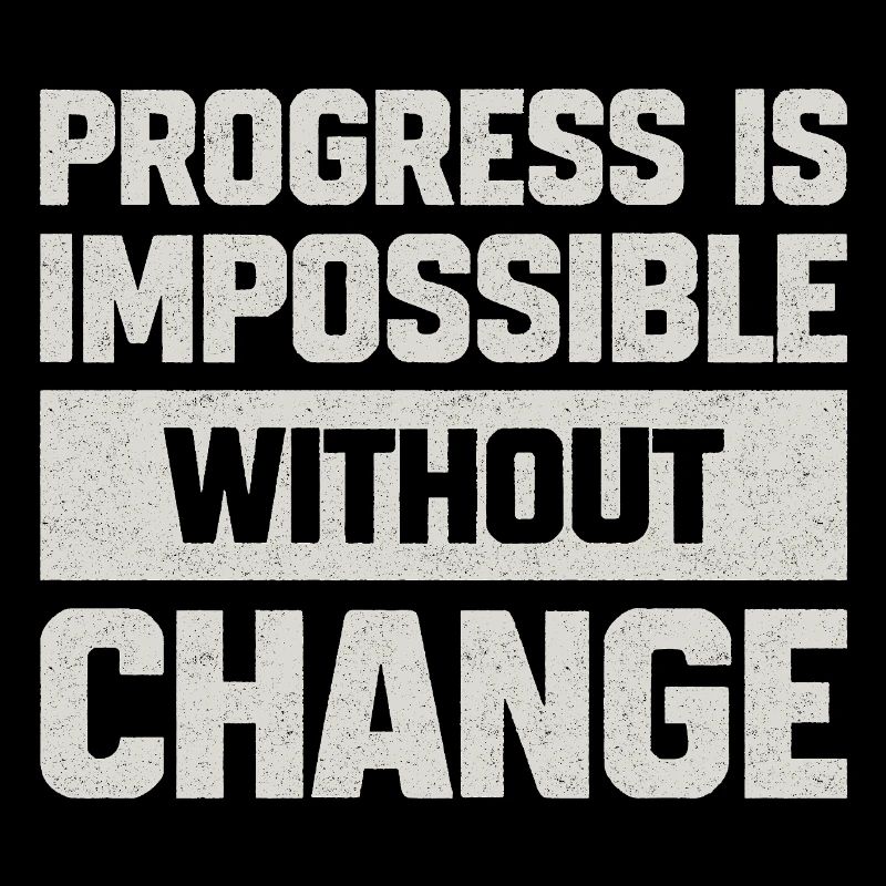 Motivational Quote on Gray Background Block Text