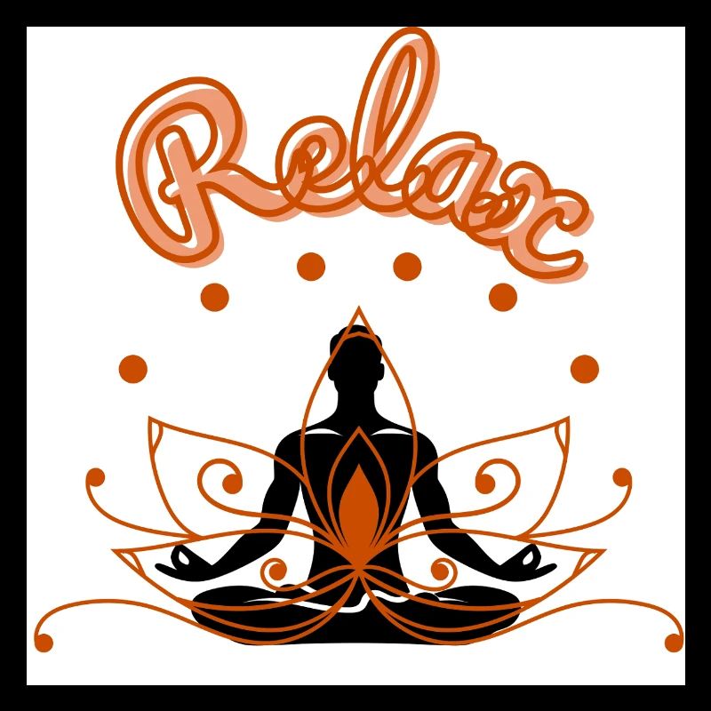 Relaxing Lotus Mindfulness Design