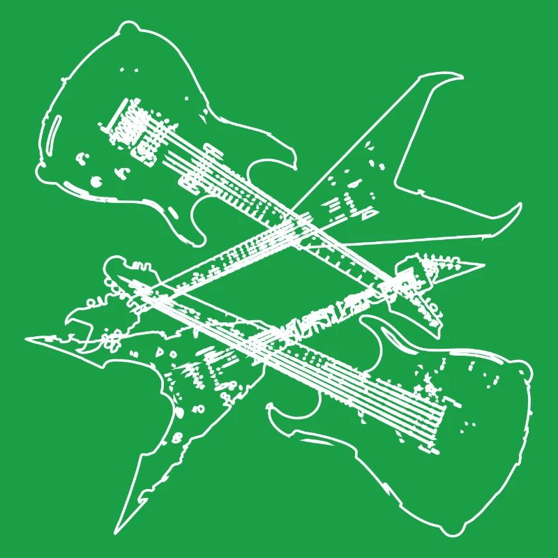 Conception de composition de guitares électriques