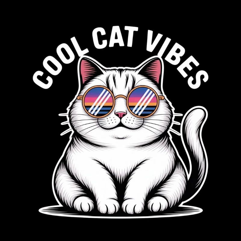 Buddy Cat with Wave Goggles