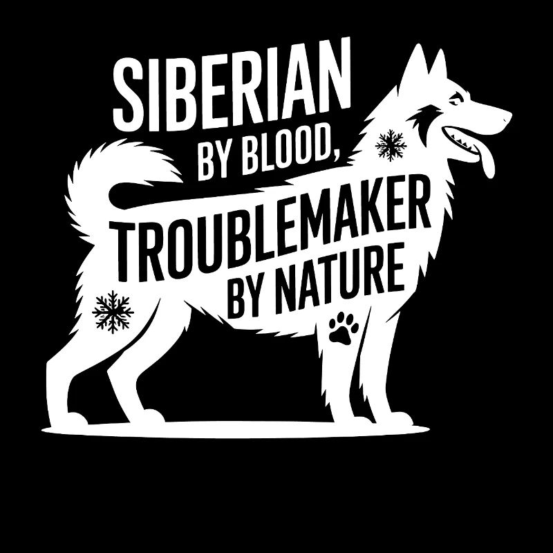 Husky de sang, fauteur de troubles de nature