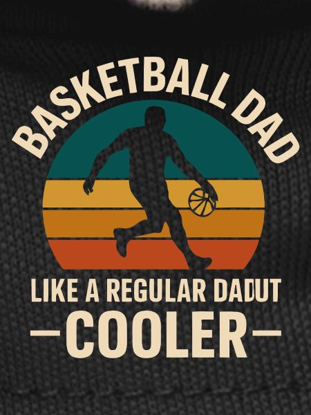 Basketball Dad Retro Style Tee